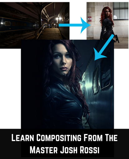 banner image of Josh Rossi's Creative Portrait Compositing Bundle