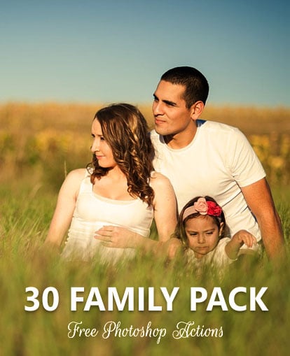 30 free ps actions for family portraits