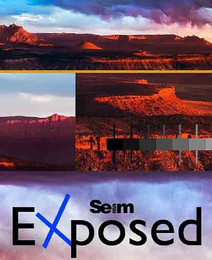 collage of red dusty landscape exposed cover