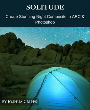 image of a campsite night