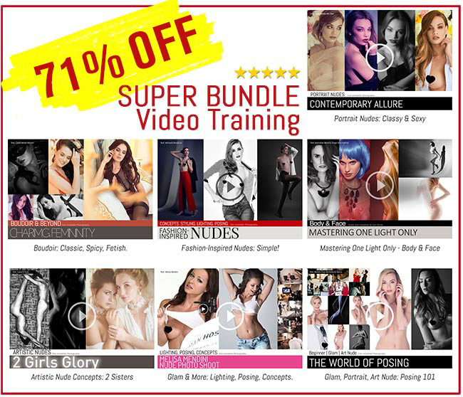 nude model photography banner