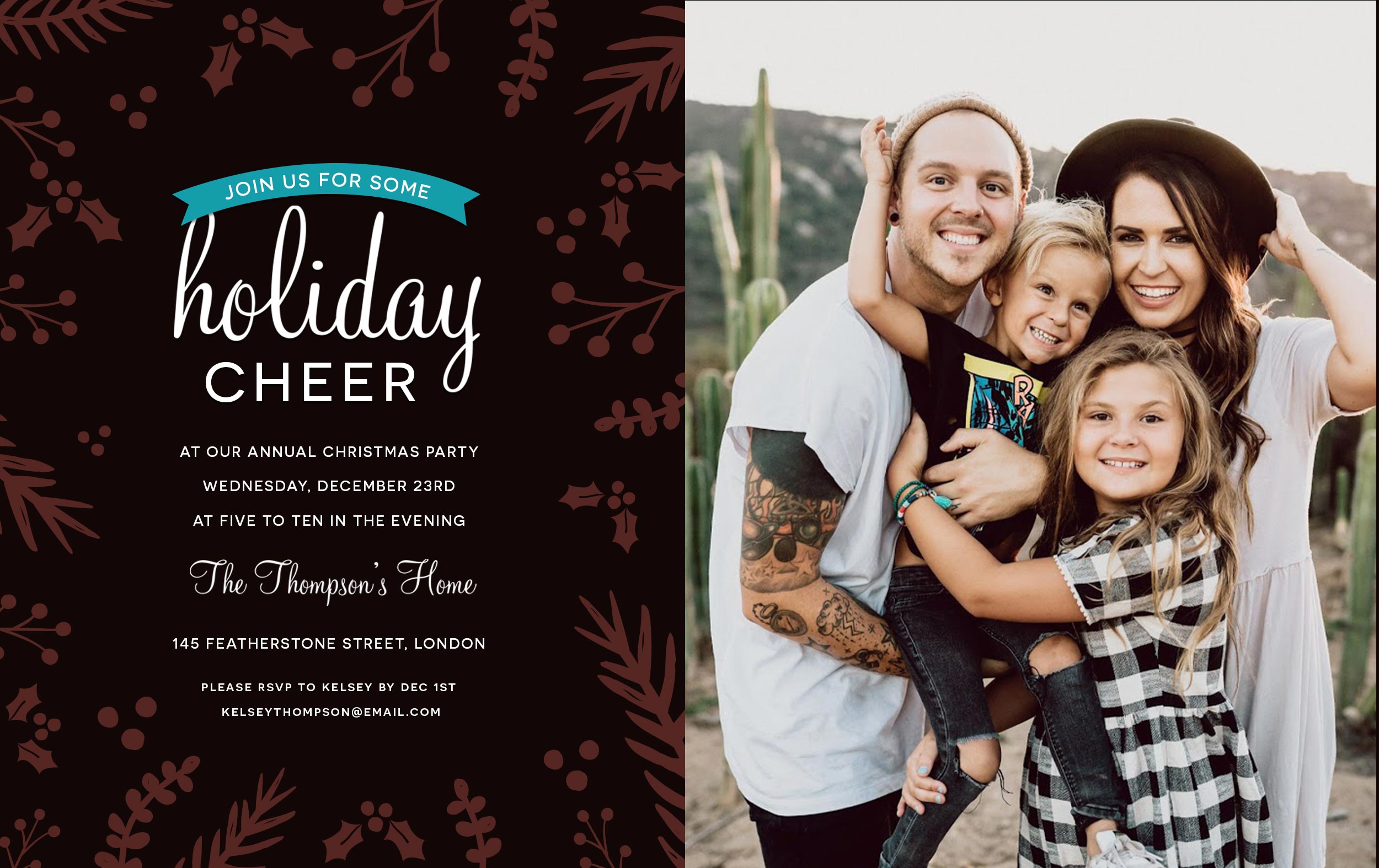 Christmas Card Templates For Photographers