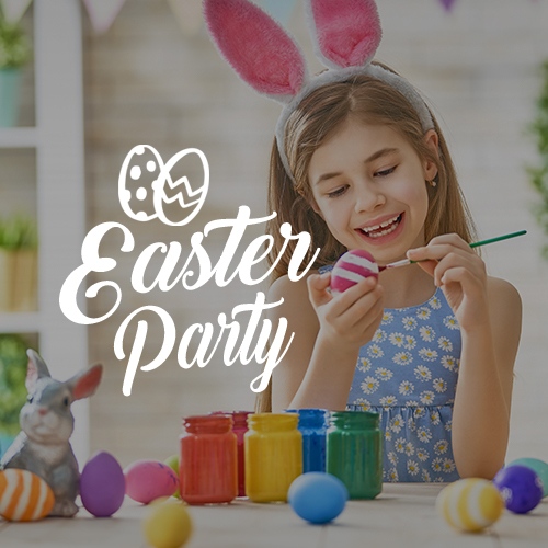 easter party photo overlay