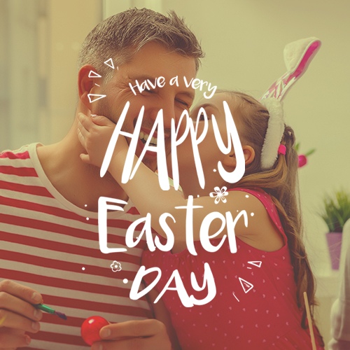 happy easter day banner