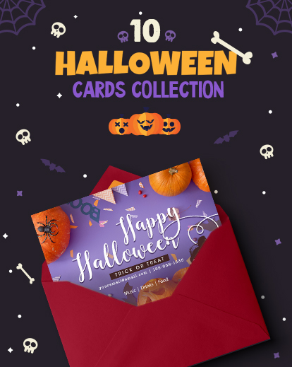 Halloween photo cards