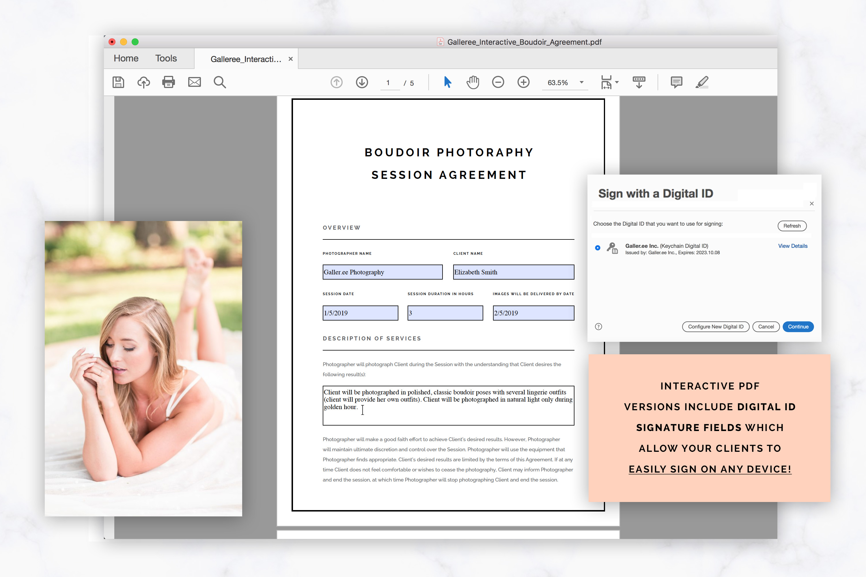 boudoir photography contracts