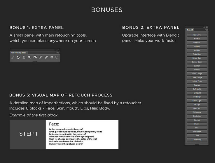 ultimate retouch panel bonus