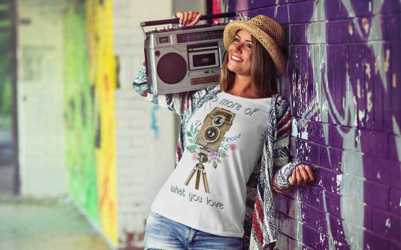 photography t-shirts mock up 5