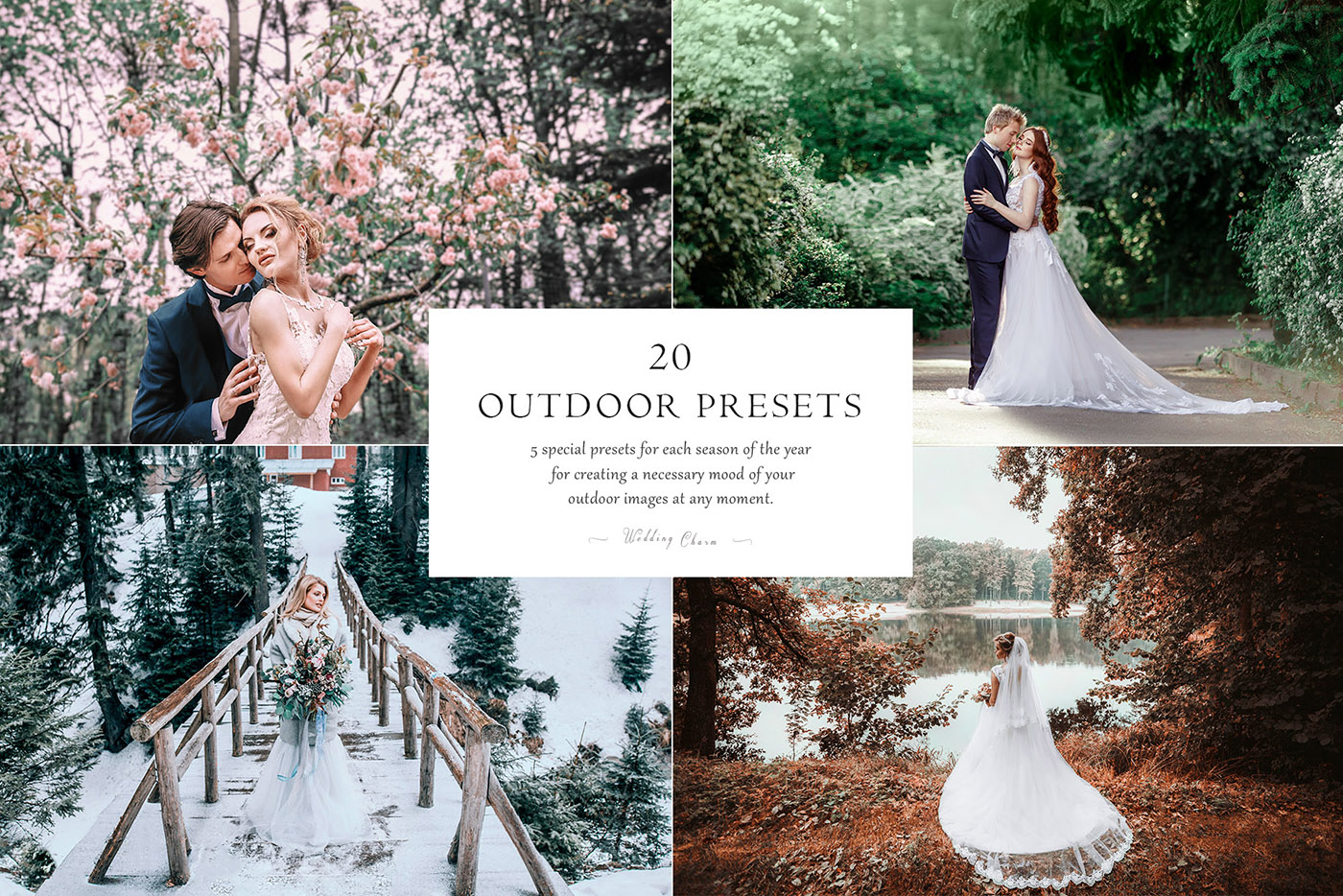 lightroom wedding presets common info table OUTDOOR 2