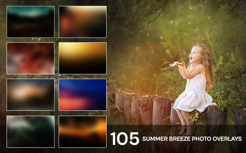 Summer Breeze Photo Overlays Preview