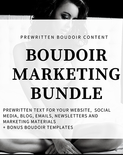 Boudoir Photoshoot Marketing Bundle