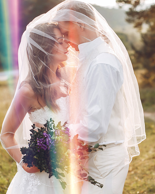 wedding overlays flare haze