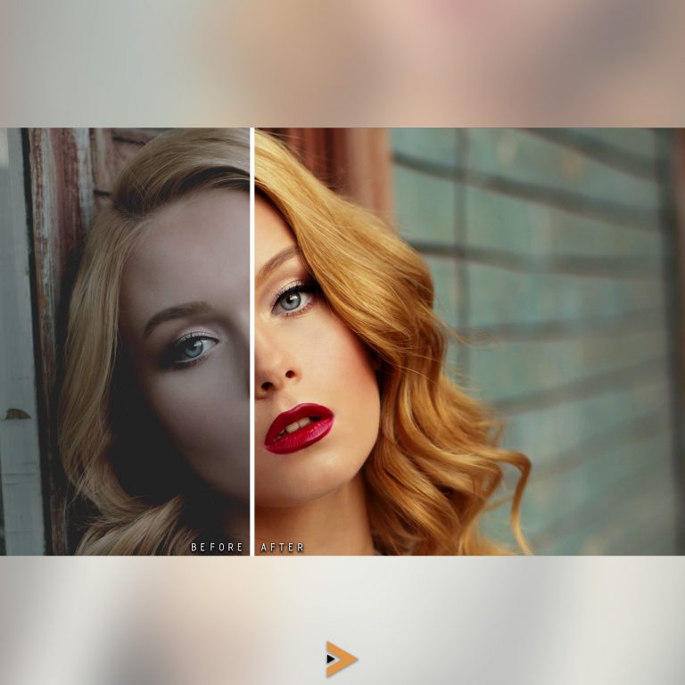 Before and after applying Affinity photo presets