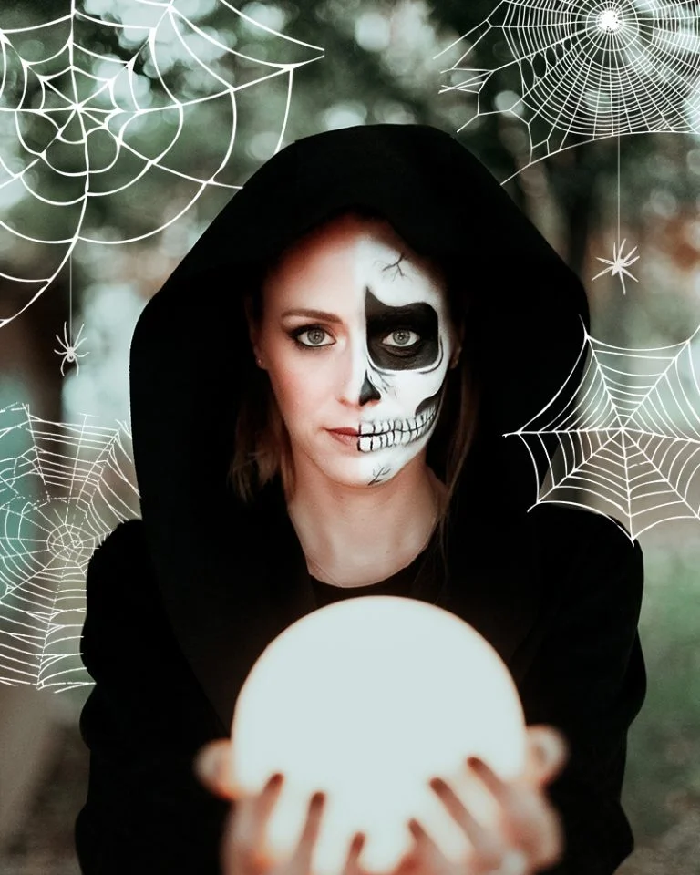 halloween skull filter