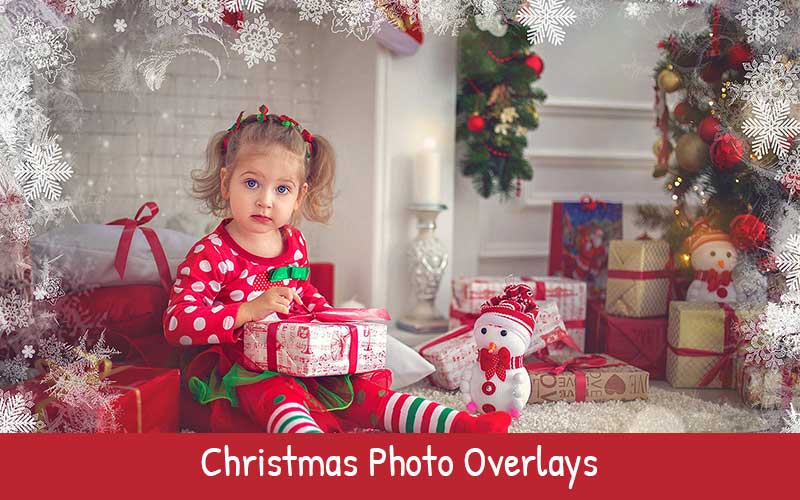 christmas photo overlays