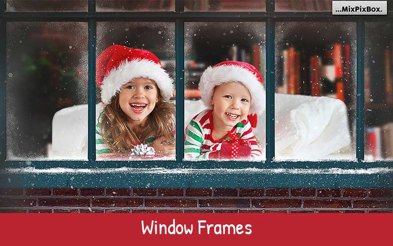 window frames overlays winter