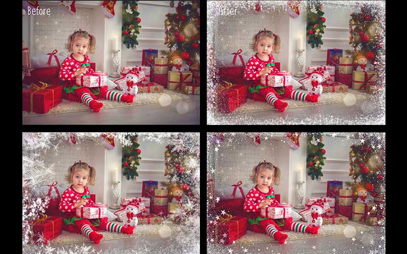 splendid christmas overlays