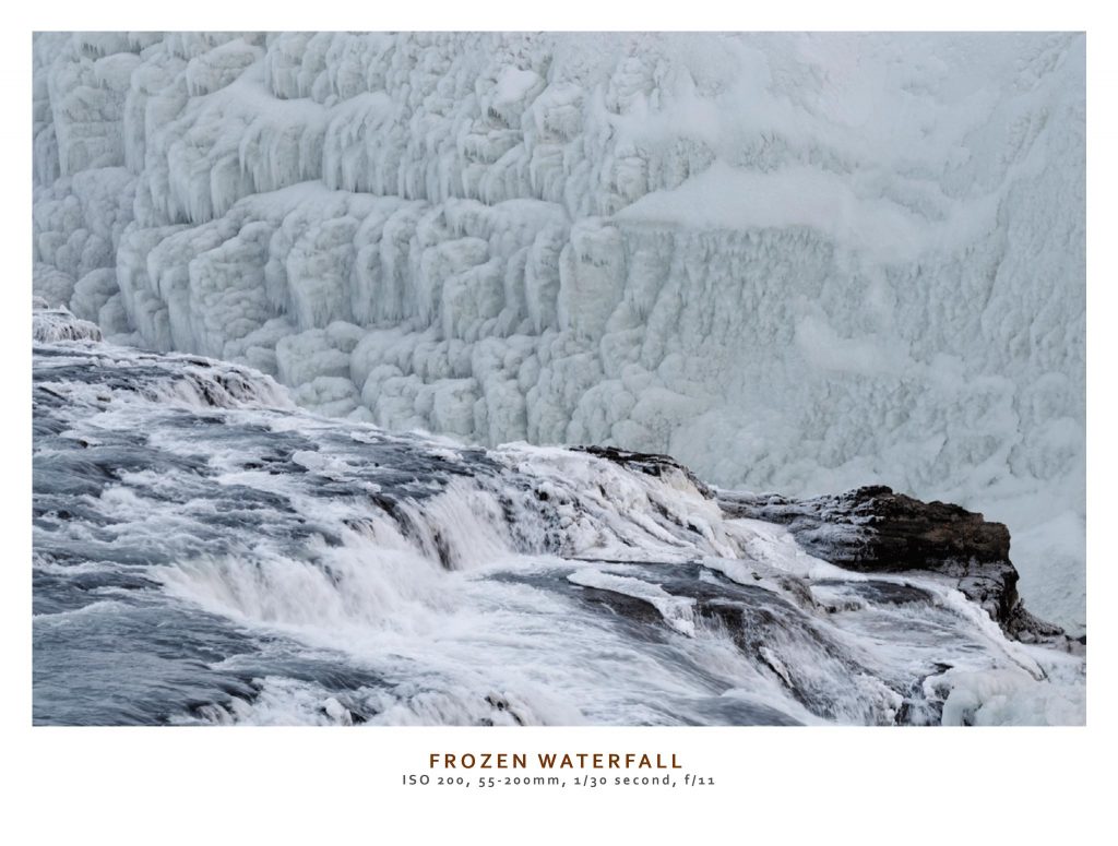 frozen waterfall