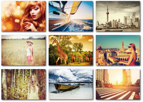 collage of travel photos