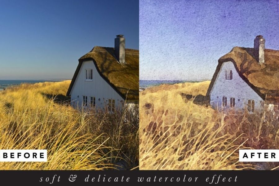 watercolor effect for photos