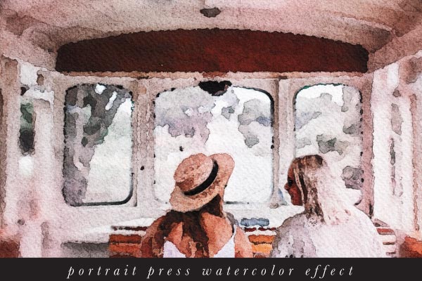 convert photo to watercolor painting