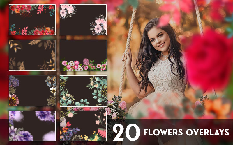 Flower overlays preview