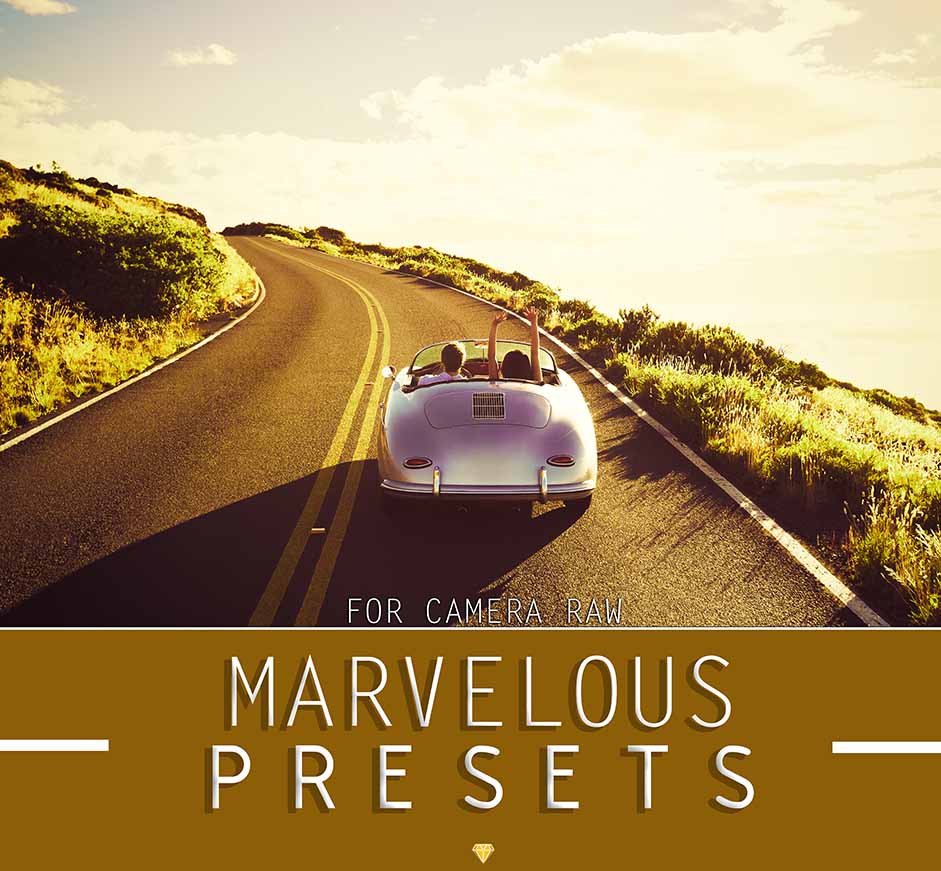 marvelous presets applied on car photo