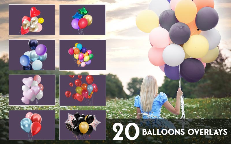 magical overlays balloons