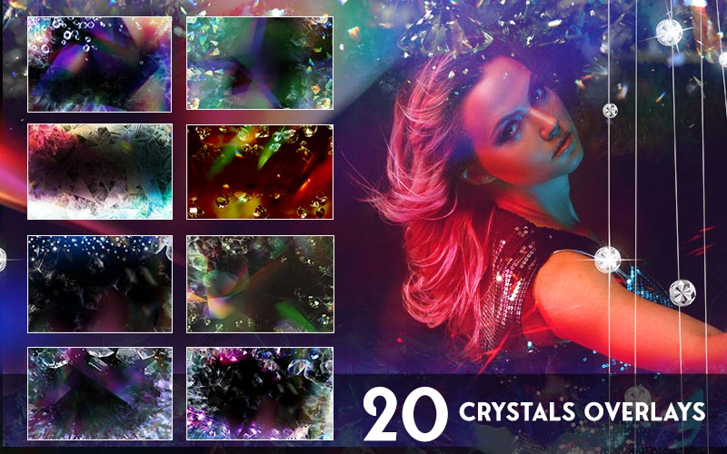 magical overlays crystals