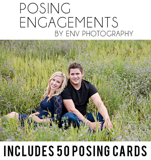 engagement posing card