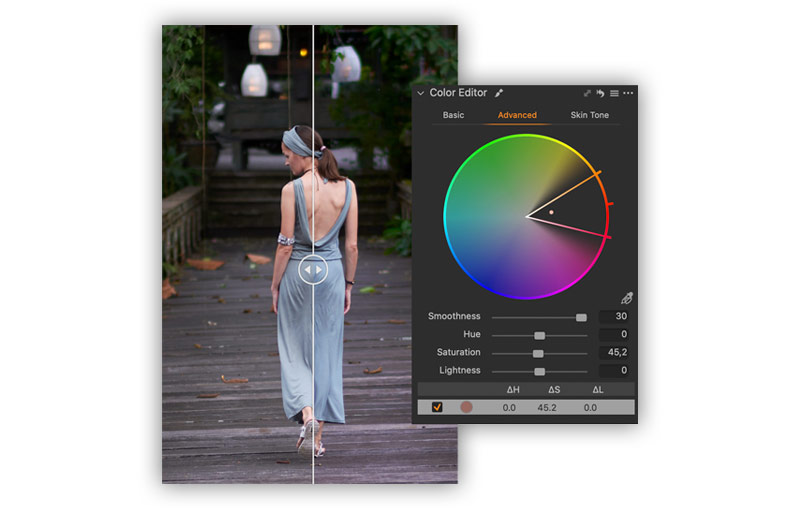 capture one editing image