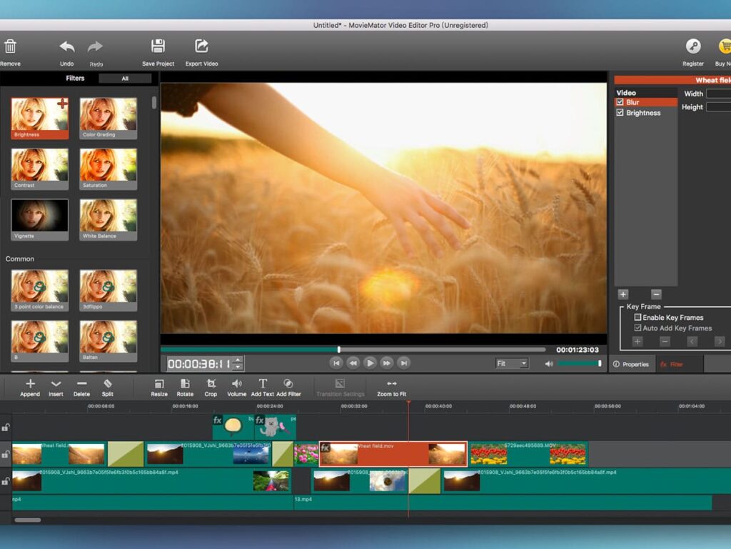 Mp4 Editing Software MovieMator Video Editor for Mac & Win