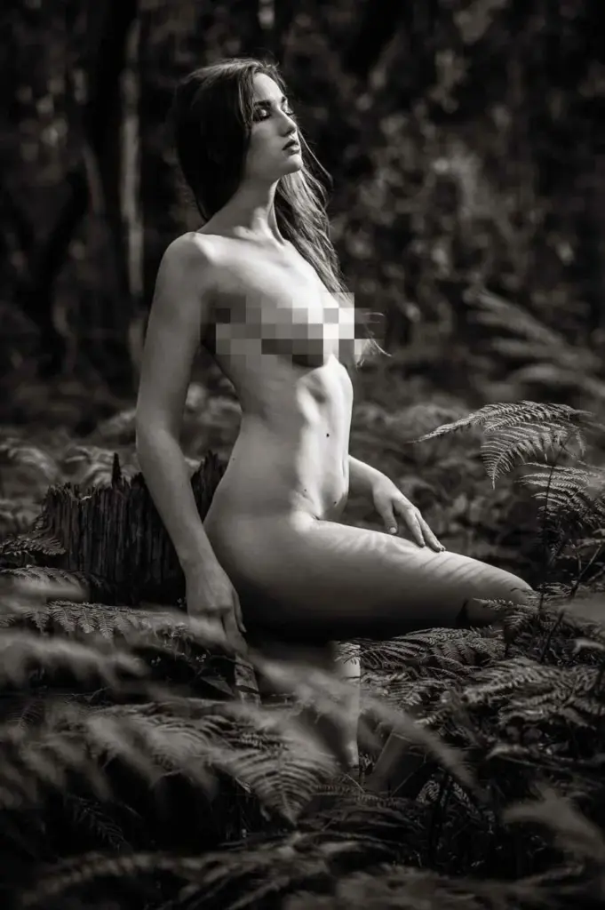 nude in nature