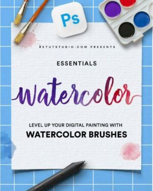 watercolor brushes for photoshop banner