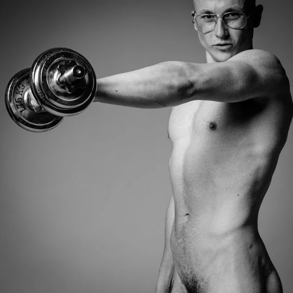 nude male photography- athletic pose