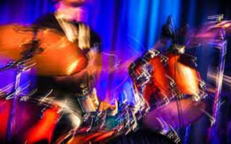 drummer performance blurred photo
