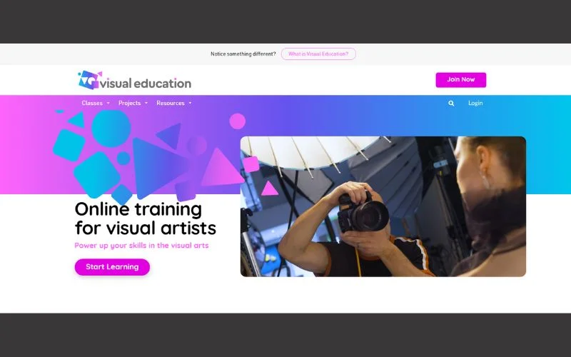 visual education homepage