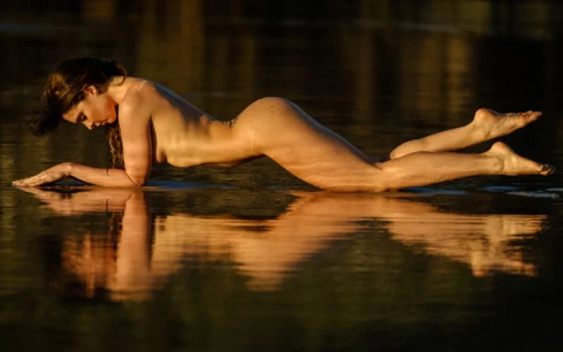 reflections of nude image