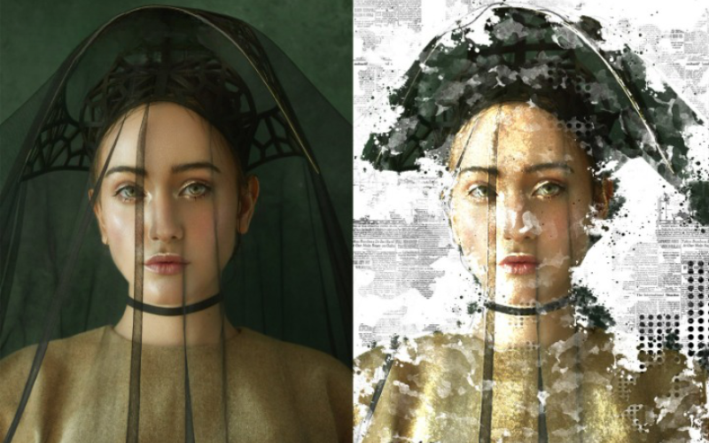 achieve oil paint effect in photoshop with these plugins-3