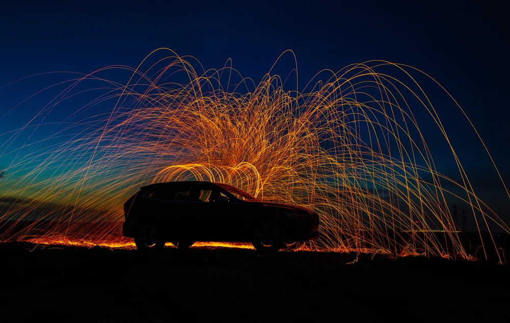 light trails photography