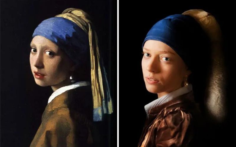 Recreating Famous paintings