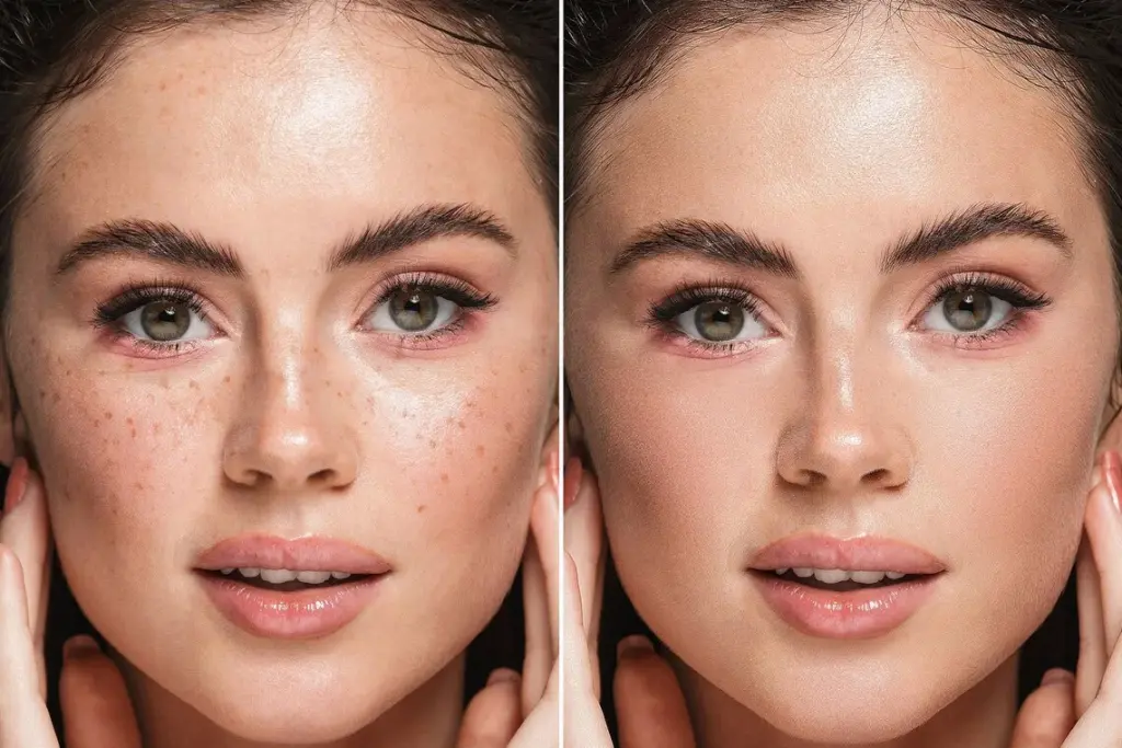 get rid of spots in photoshop