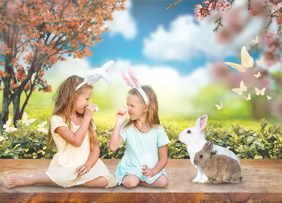 easter bunny background free