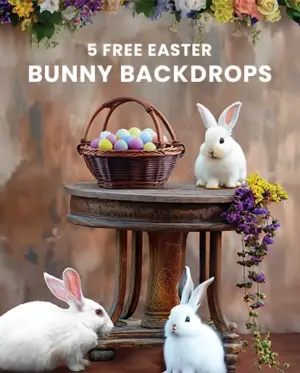 easter bunny backgrounds - free photography resources
