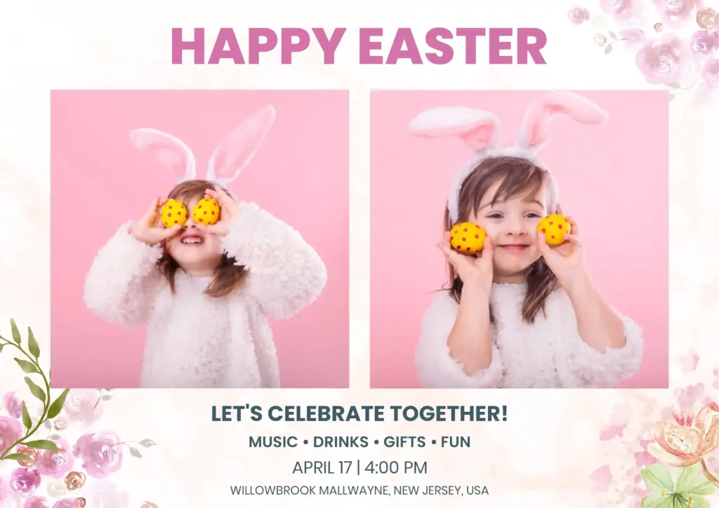 easter flyer free psd