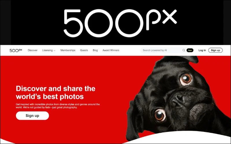 500px is good for selling pictures online