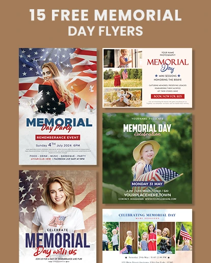 Memorial Day Flyers Feature Image