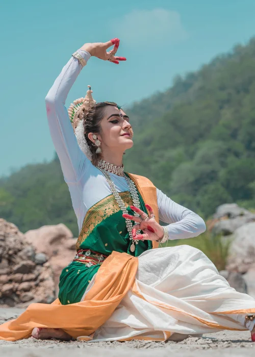 traditional dance form pose