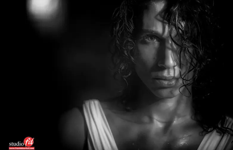 Get Phenomenal Photos From Your Model Shoots Black and white portrait