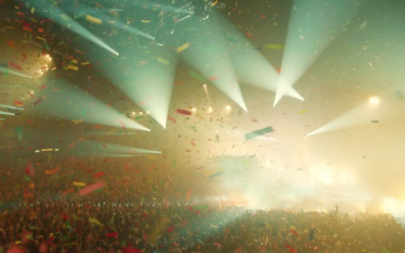 blurry concert